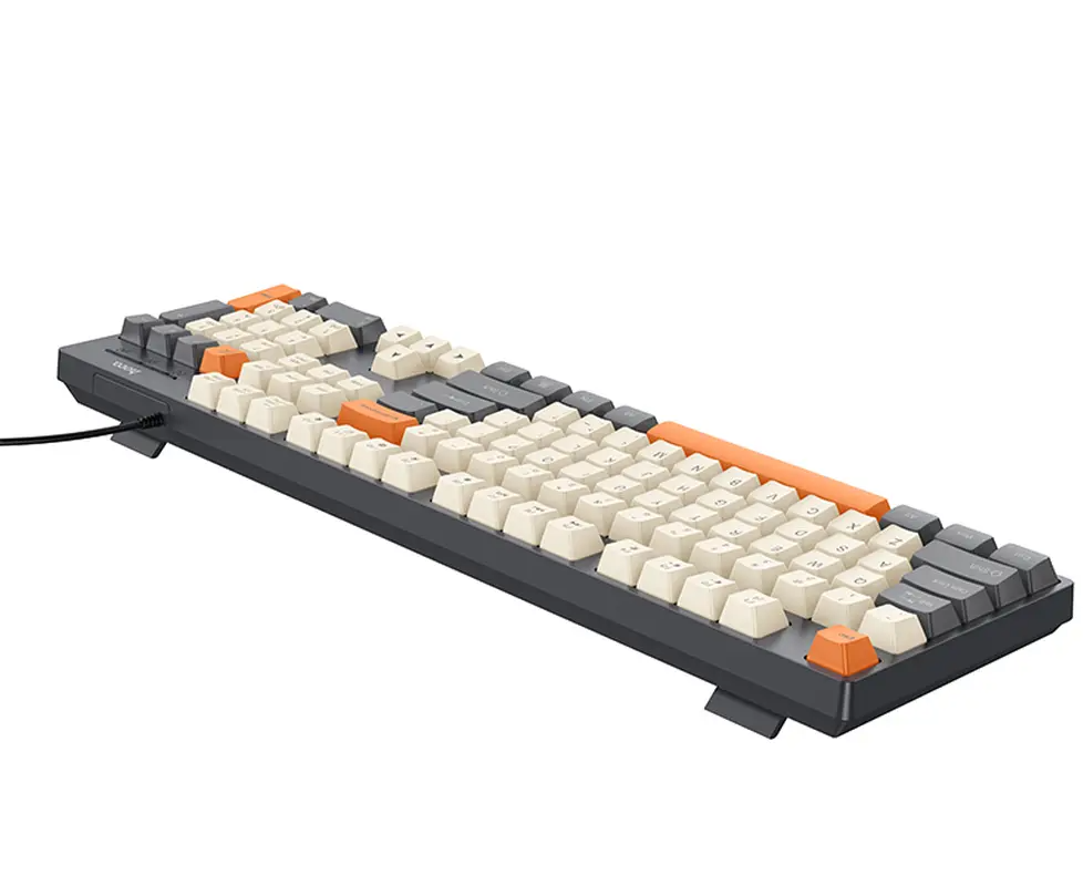 Clavier filaire USB HOCO GM61 Tri-Color, 1,45 m, Gris