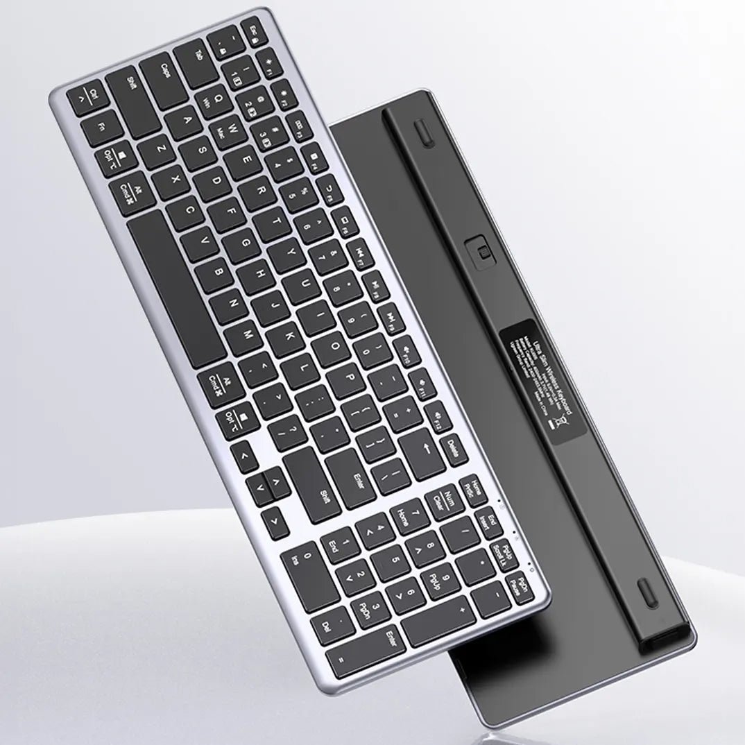 Tastiera Wireless UGREEN KU005, BT / Wi-Fi, Grigio