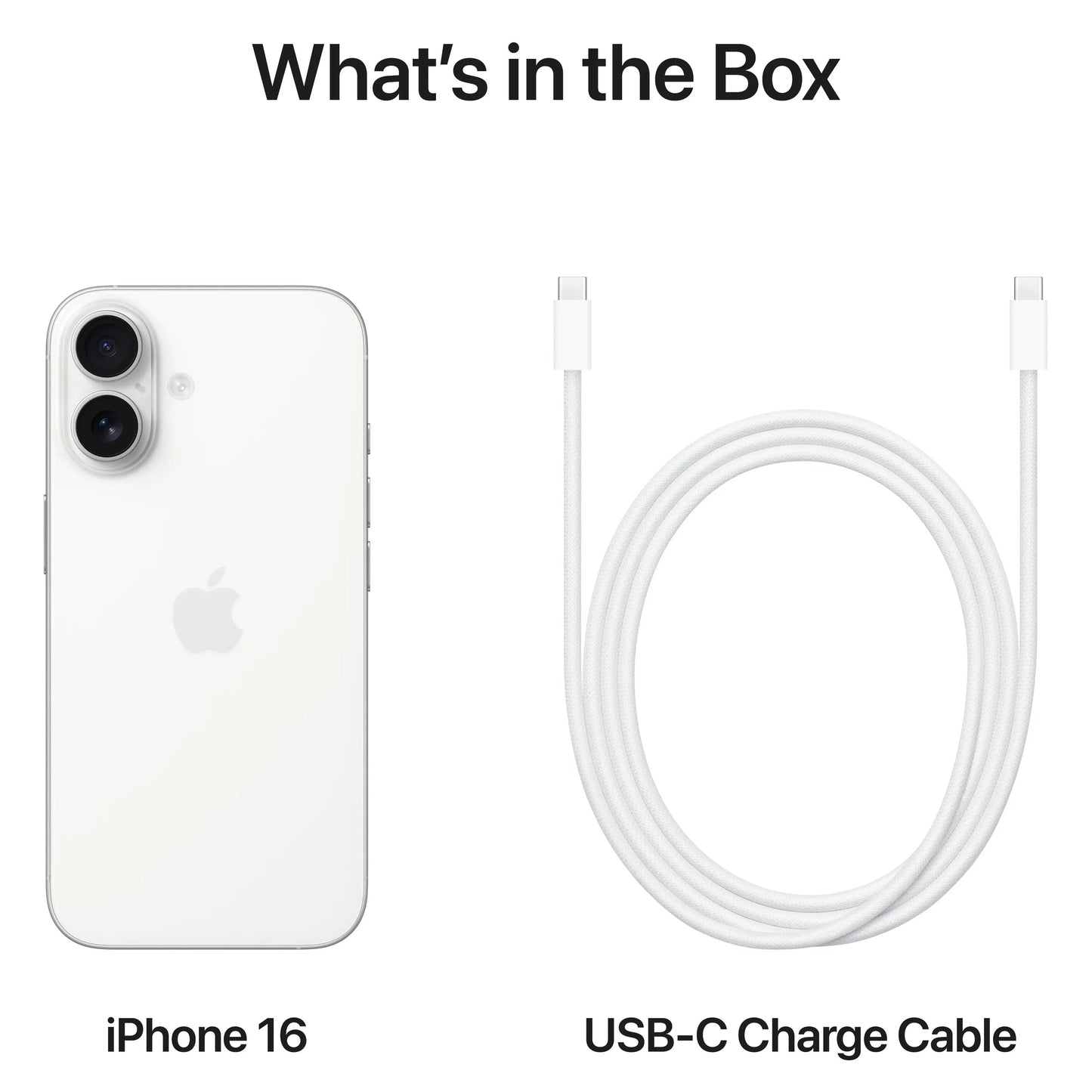 Mobiltelefon Apple iPhone 16, 128GB, Weiß MYE93ZD/A