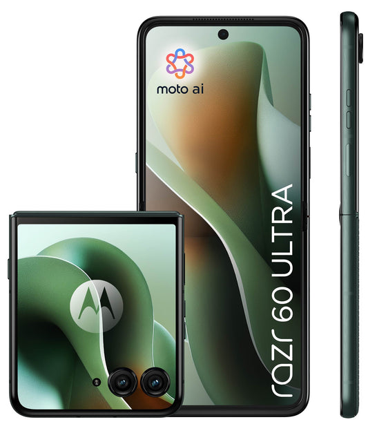 Telefono Mobile Motorola Razr 60 Ultra, 512GB, 16GB, Scarab PB8R0003SE