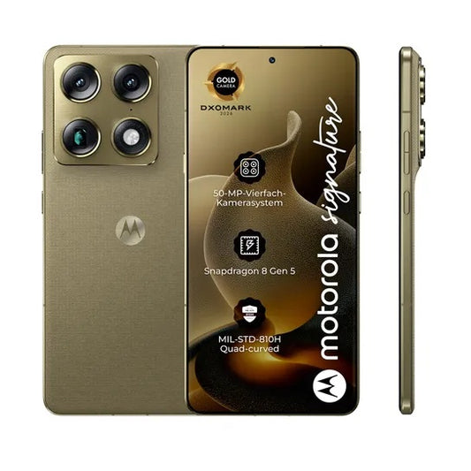 Téléphone Mobile Motorola Signature 5G, 512GB, 16GB, Pantone Olive PBAB0003SE