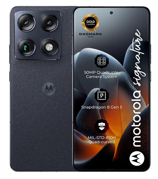 Telefono Mobile Motorola Signature 5G, 512GB, 16GB, Pantone Carbon PBAB0002SE