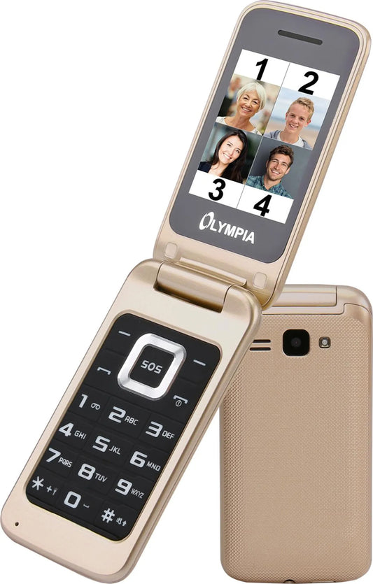 Mobiltelefon Olympia Luna Dual SIM, Gold 2212