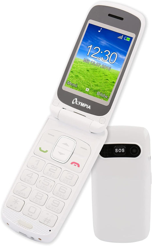 Mobiltelefon Olympia Primus Dual SIM, Weiß 2234