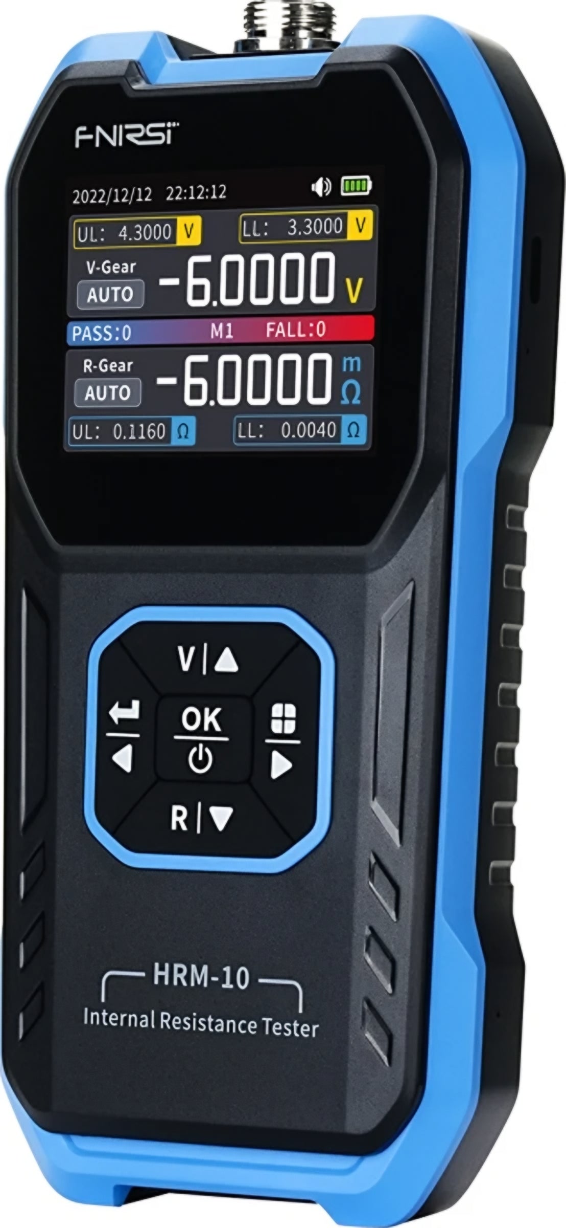 Tester Service Fnirsi HRM-10 per la misurazione della resistenza interna e della tensione di batterie / accumulatori