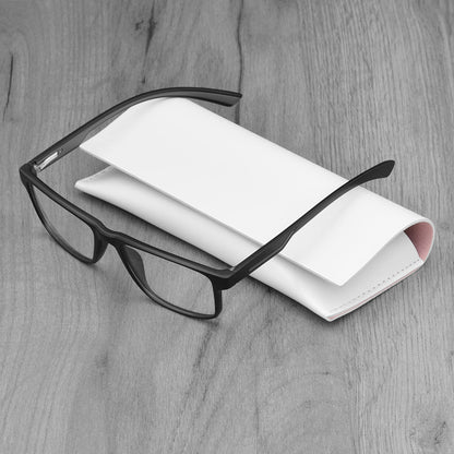 Étui à lunettes Techsuit TRGC-01, 170mm x 80mm x 35mm, Blanc