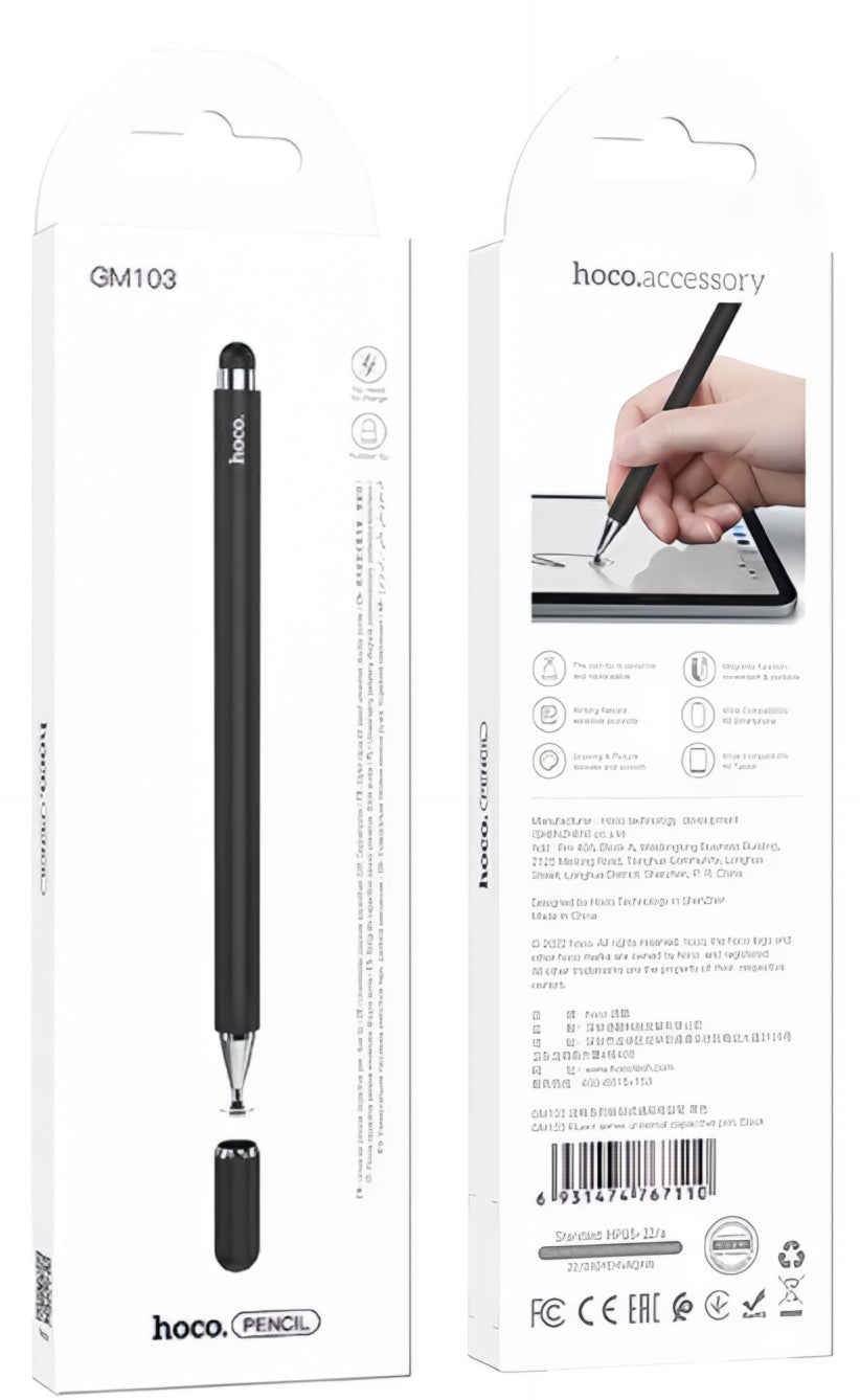 Touch Pen HOCO GM103 2in1, Schwarz