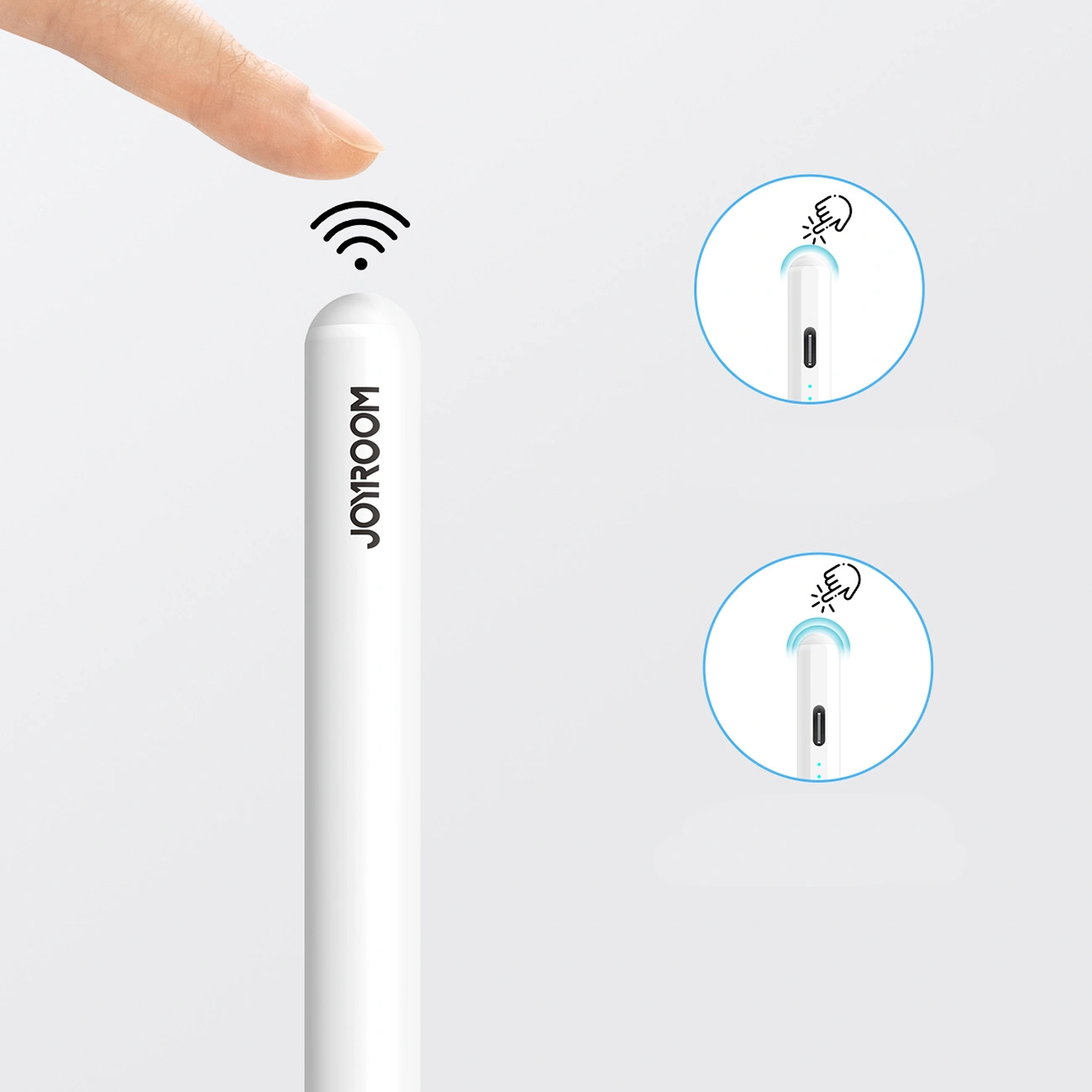 Stylet Joyroom JR-X9S Pro pour Apple iPad, Version Active, Blanc