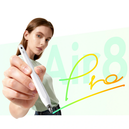 Stylet Metapen Air8 Pro pour Apple iPad, Version Active, Blanc ME-APP172