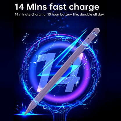 Touch Pen Techsuit AC10SH per Apple iPad, Versione Attiva, Nero