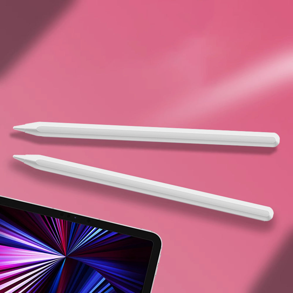 Touch Pen Techsuit AC20-Pro per Apple iPad, Versione Attiva, Bianco