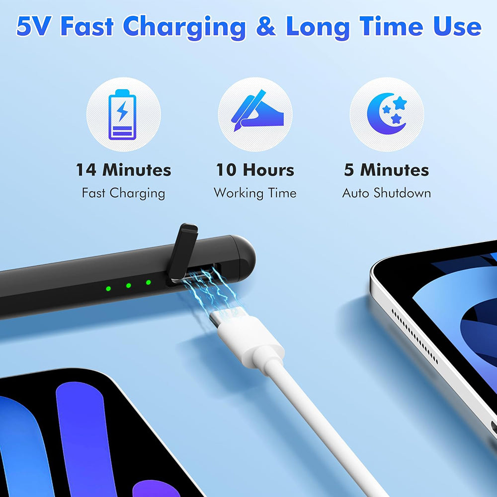 Touch Pen Techsuit AX10-T for Apple iPad, Active Version, White