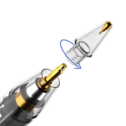 Touch Pen Techsuit C10 Pro for Apple iPad, Active Version, Transparent Black