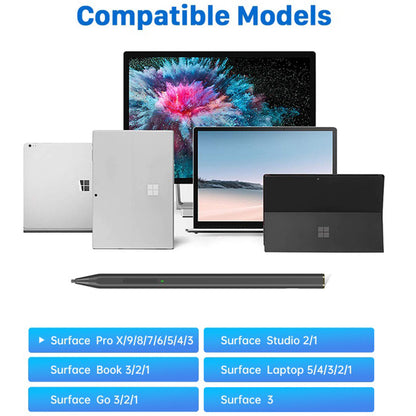 Touch Pen Techsuit C581-C per Microsoft Surface, Versione Attiva, Nero