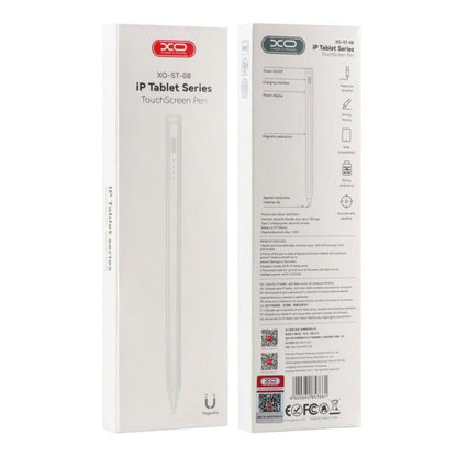 Touch Pen XO Design ST-08 per Apple iPad, Versione Attiva, Bianco