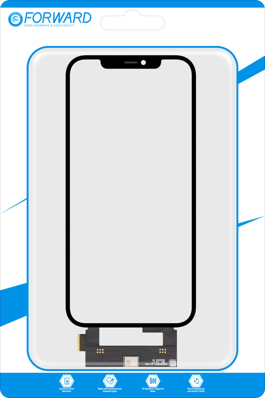 Touchscreen Forward Guard OCA per Apple iPhone 12 Pro Max, Nero