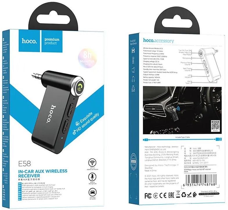 Ricevitore Bluetooth HOCO E58