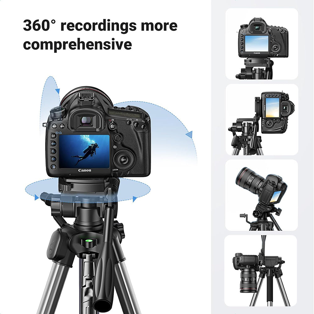 Trepiede 1/4inch UGREEN LP661 (15187), Nero