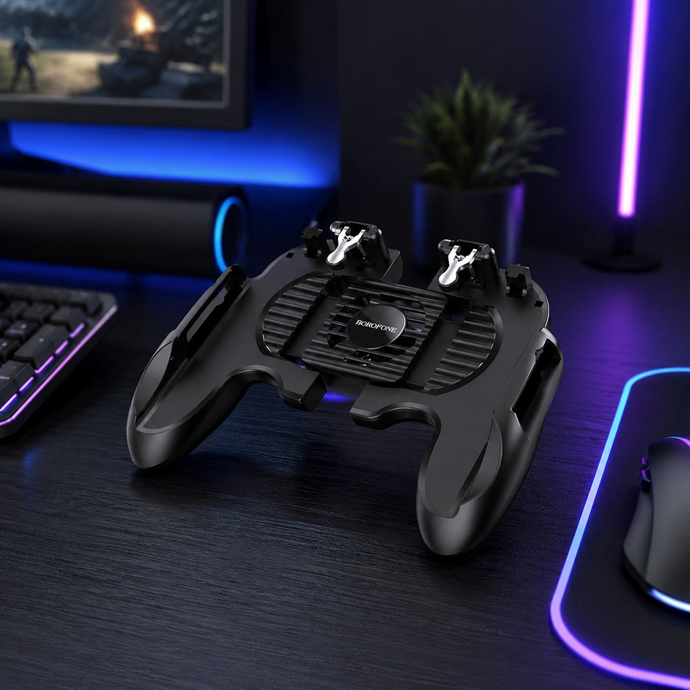 Trigger Gaming Borofone BG3 Warrior per Telefono 4,5 pollici - 6,7 pollici, Nero