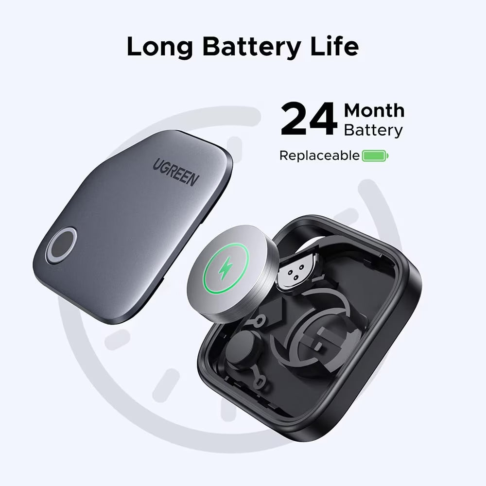 UGREEN SmartTag CM816 (45297) per Serie iOS, Grigio