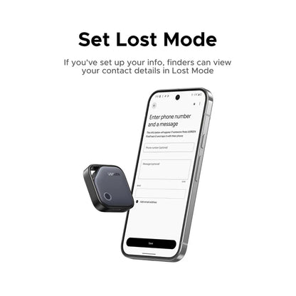 UGREEN SmartTag FineTrack pour Android Series, gris