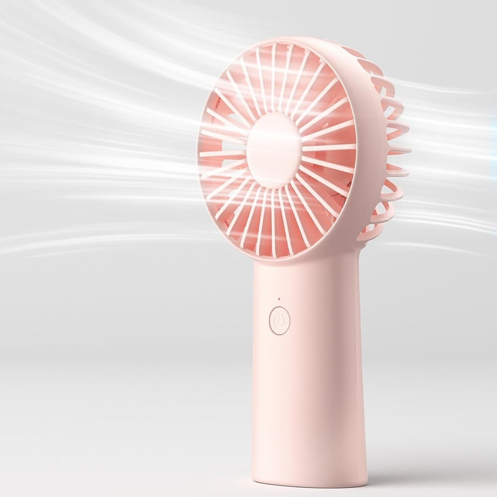 Ventilatore Portatile JisuLife FA20X, Rosa