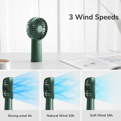 Ventilatore Portatile JisuLife FA20X, Verde