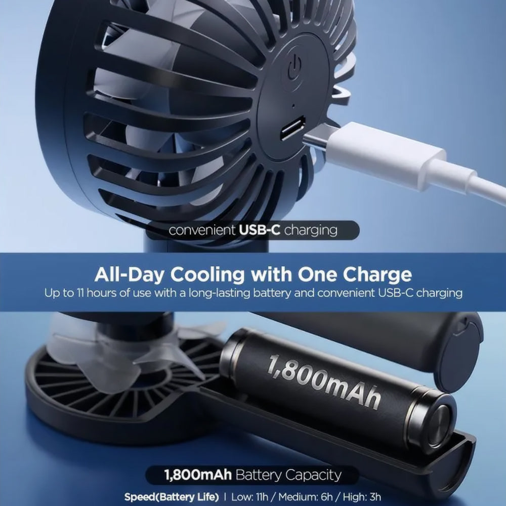 Ventilatore Portatile Spigen A905, Nero AHP10454
