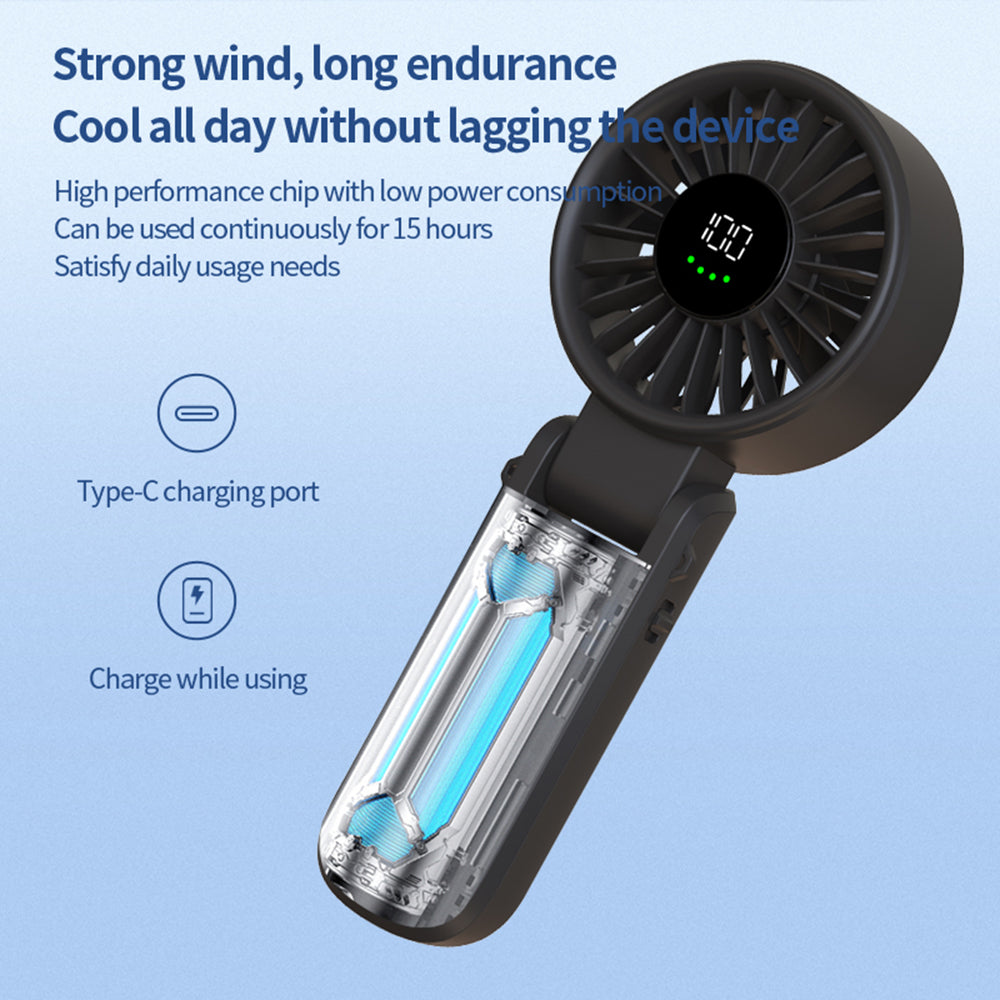 Ventilatore Portatile Techsuit A10, Nero