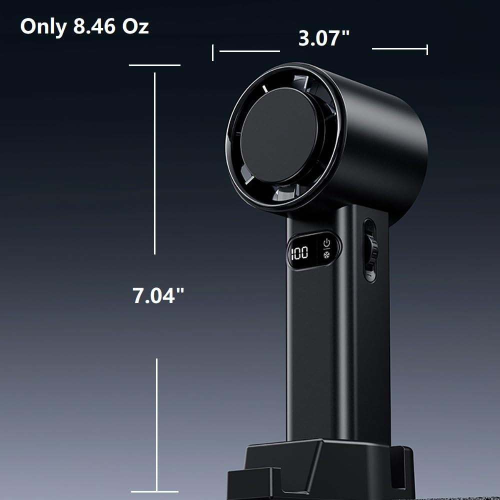 Ventilatore Portatile Techsuit F83, Nero
