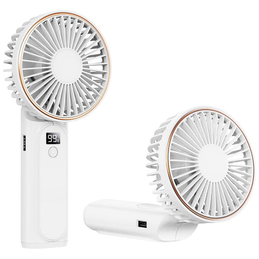 Ventilateur Portable Techsuit M12, Blanc