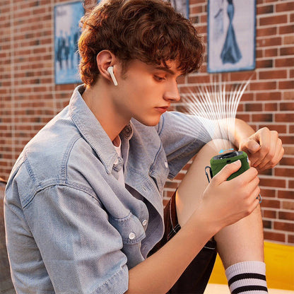 Ventilatore Portatile Techsuit Z14 con batteria esterna 5000mAh, Verde